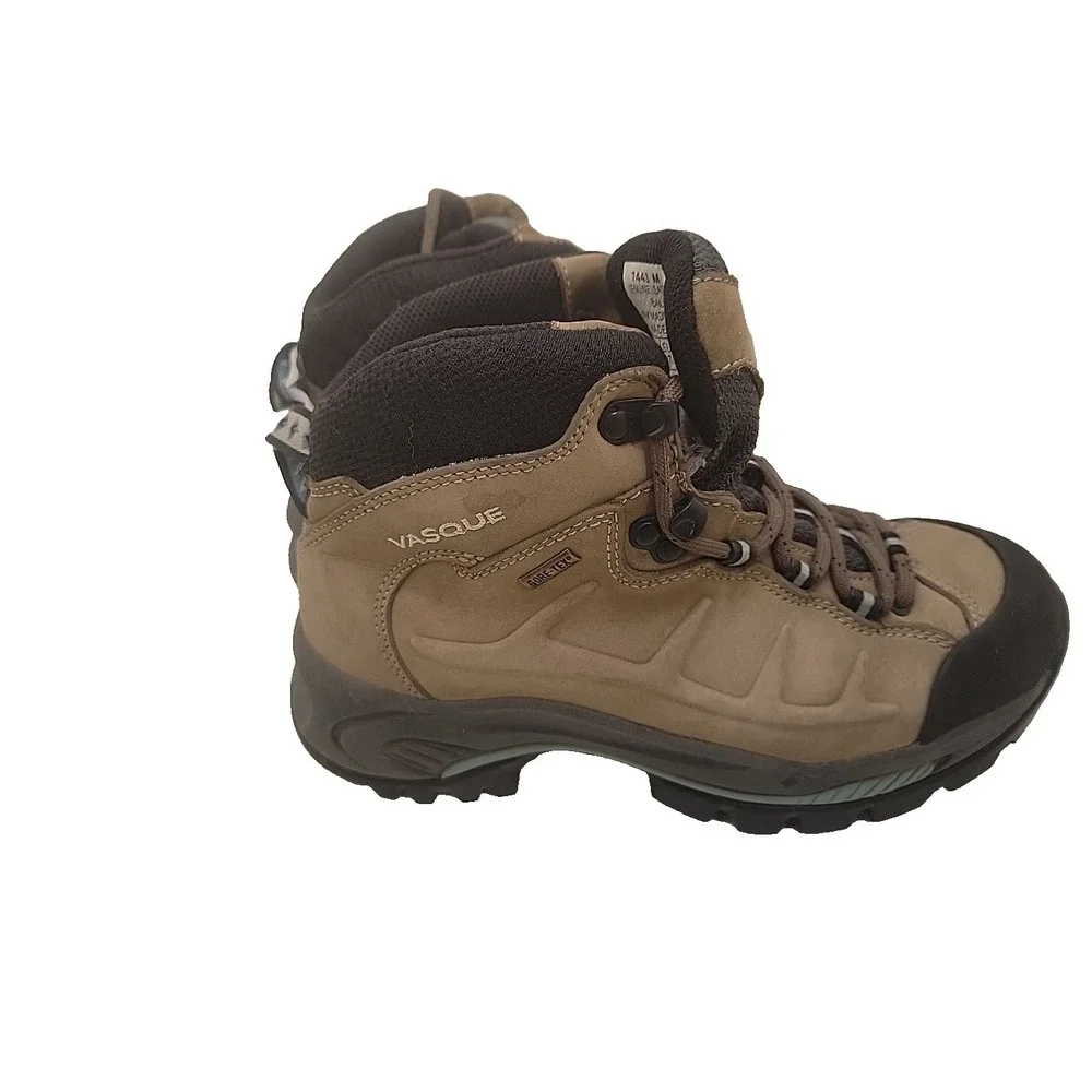 Vasque Gore-Tex Waterproof Hiking Boots Tan Nubuck‎ Mid Trail Trekking 7m